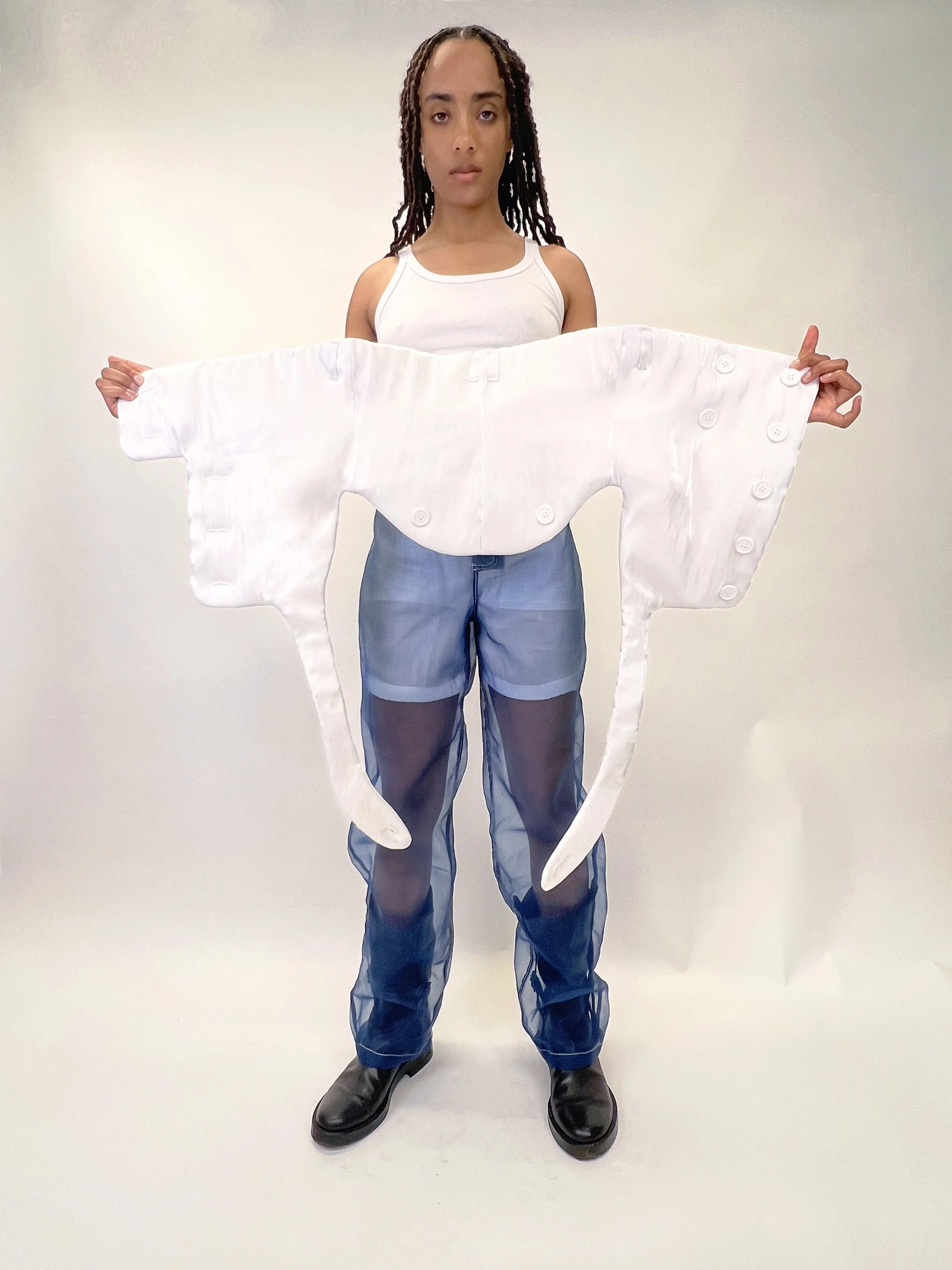  The garment as an object of design, not just a worn garment. 