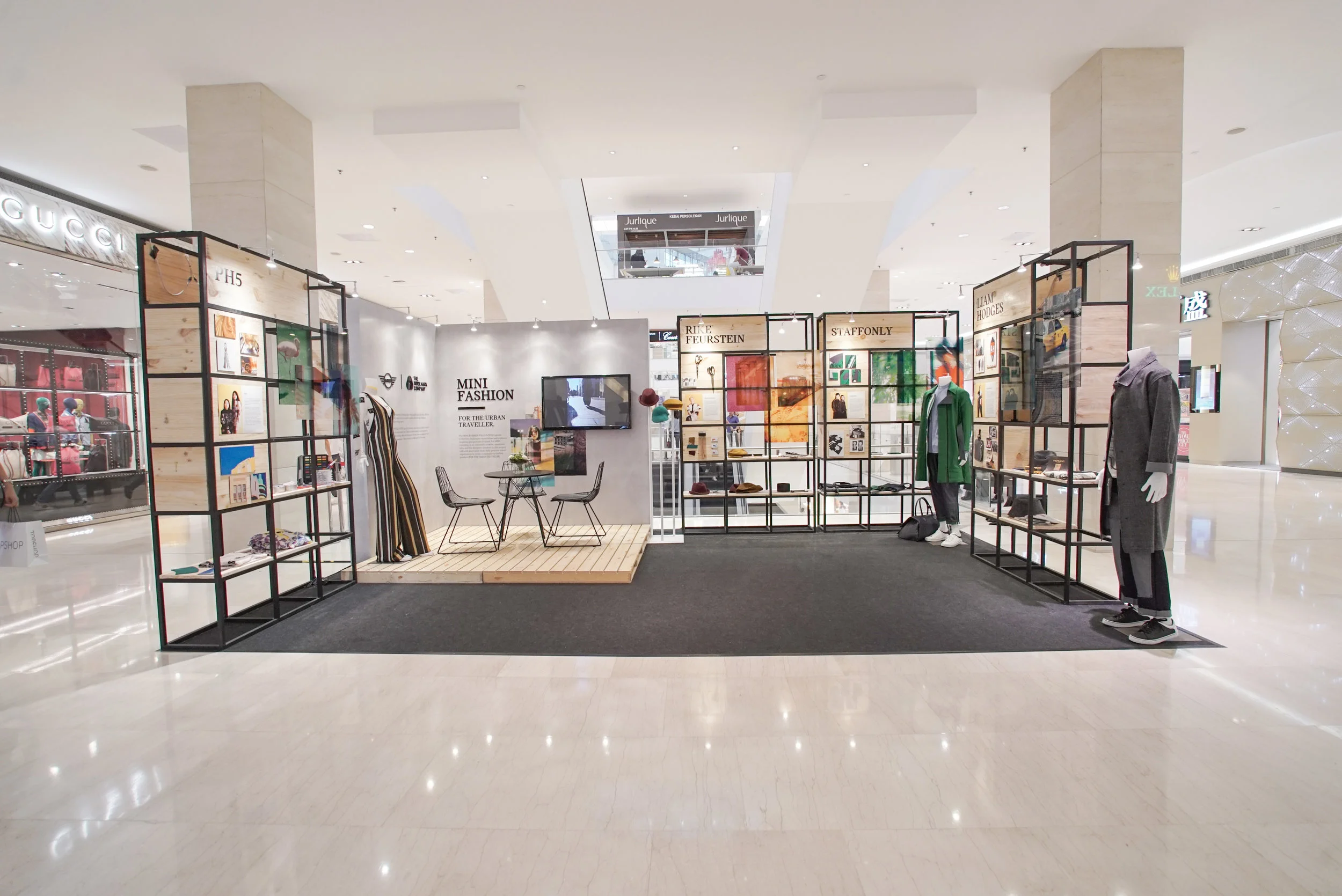 The MINI FASHION FIELD NOTES Capsule Collection on Level 3, Couture Pavilion