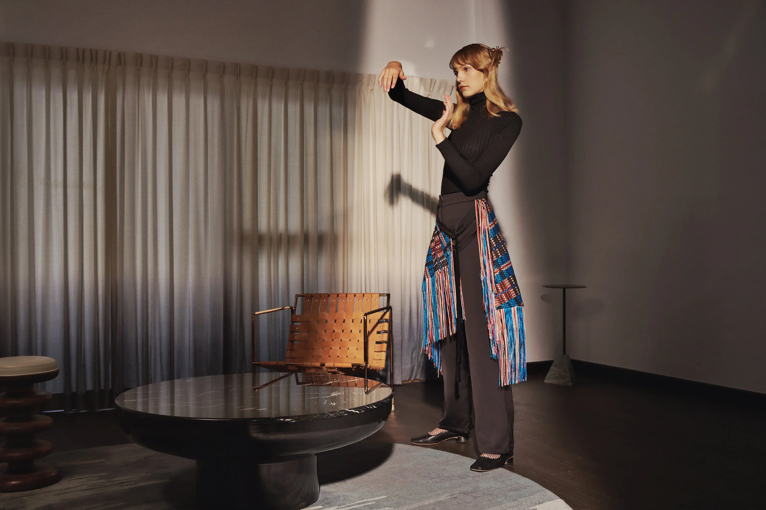 Top and pants - Ezzati Amira, Shoes - Moto guo