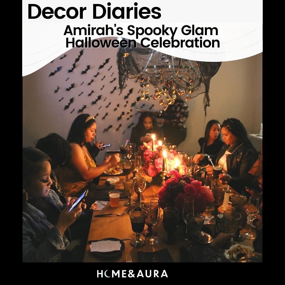 Introducing D&eacute;cor Diaries, a new monthly feature series highlighting guests like you + your intentionally decorated homes, special events, or places of businesses. 

Our November feature: @amirah.Alexandra&rsquo;s spooky-glam Halloween themed 
