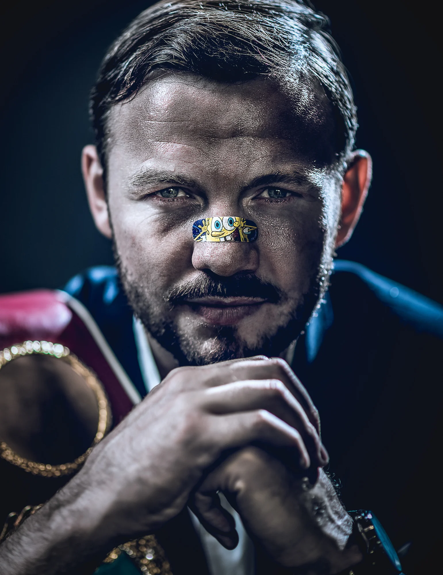 Boxer Andy Lee Magazine Cover Editorial Portrait