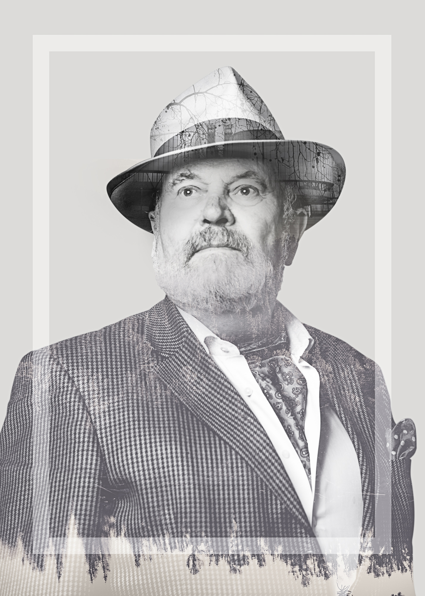 Senator David Norris Editorial Portrait Magazine Cover