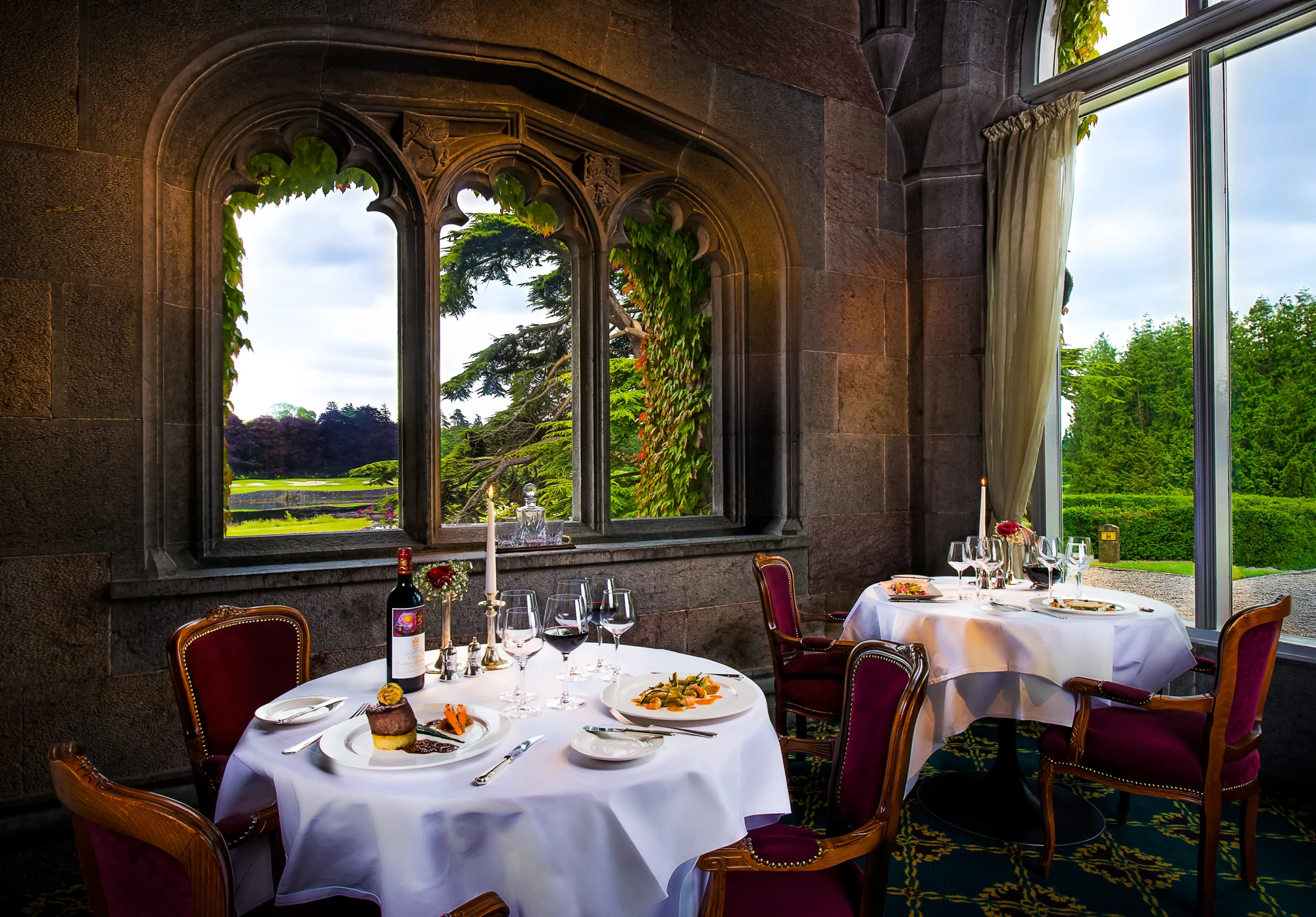 Adare Manor Oakroom Restaurant Ireland