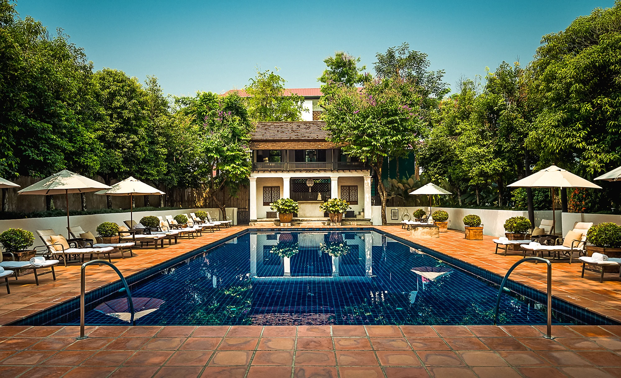 Rachamankha Boutique Hotel Pool Chiang Mai Thailand