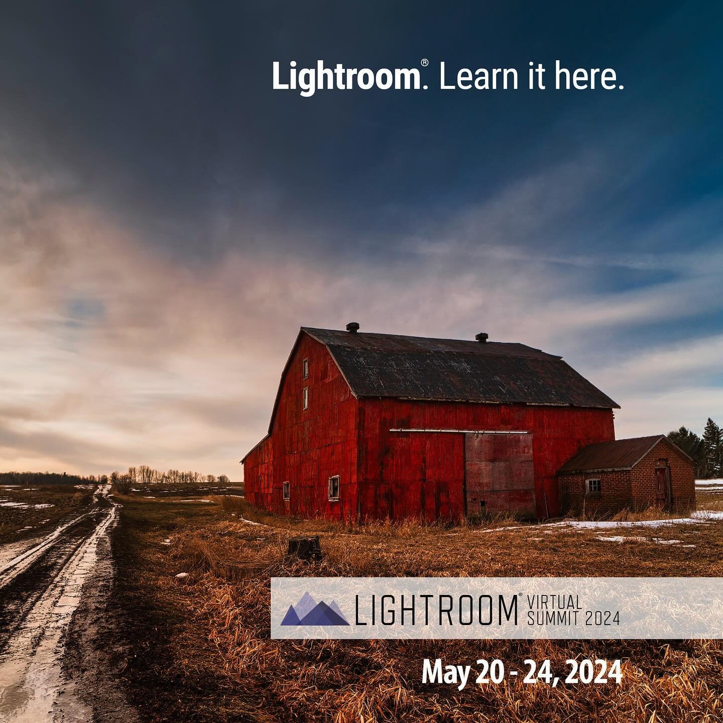 VERY excited to announce that the Lightroom Virtual Summit is returning in 2024 running from May 20th thru May 24th 💥

FREE PASS: https://bit.ly/lvs-2024 *** LINK IN BIO ***

With classes from 15 instructors teaching 45 classes resulting in over 30 