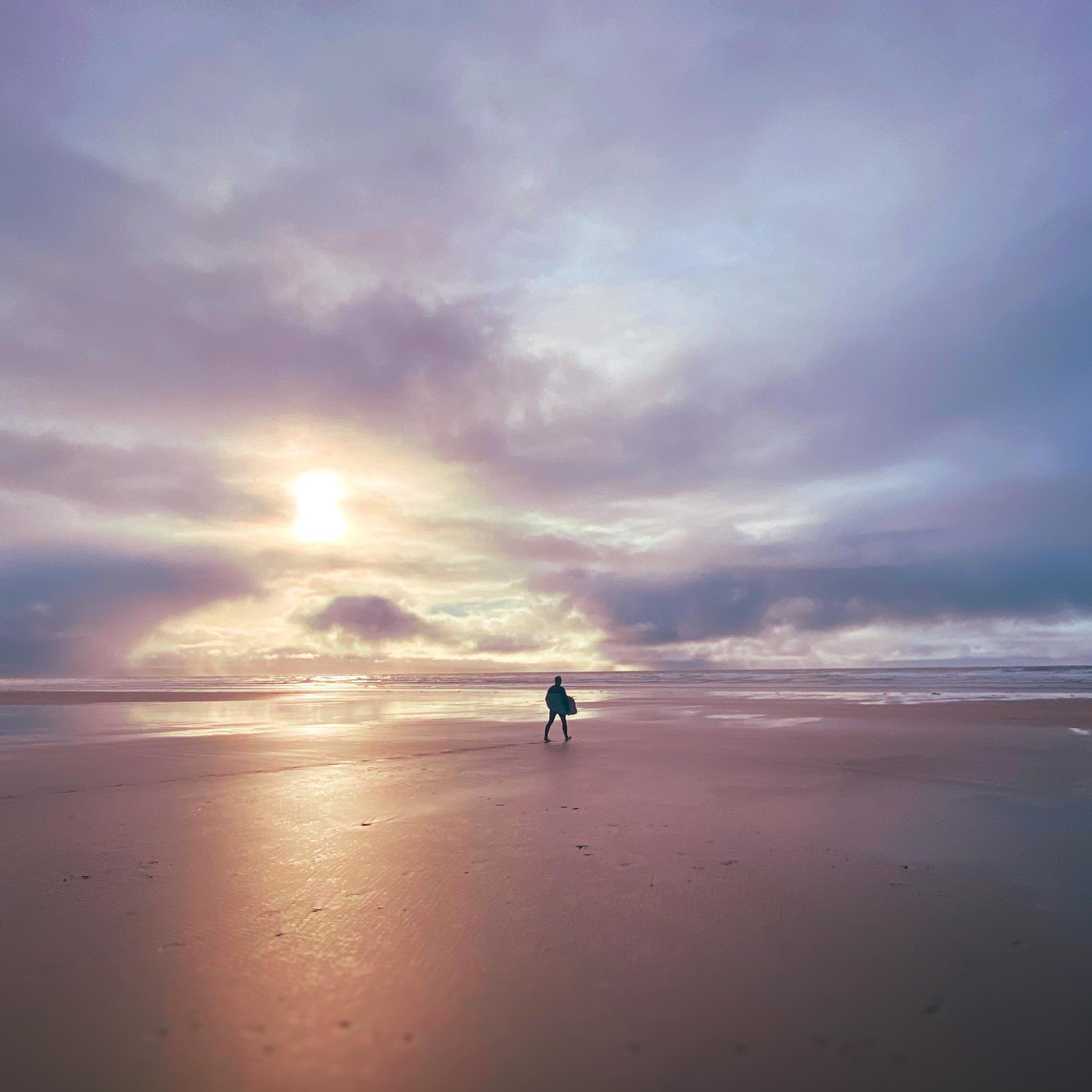 Early morning surfer at Saunton Beach in North Devon that I captured on my old iPhone 11 Pro Max. Finding all kinds of images I never knew / remembered taking as I&rsquo;m scouring folders looking for images to re-edit with my new workflow in Lightro