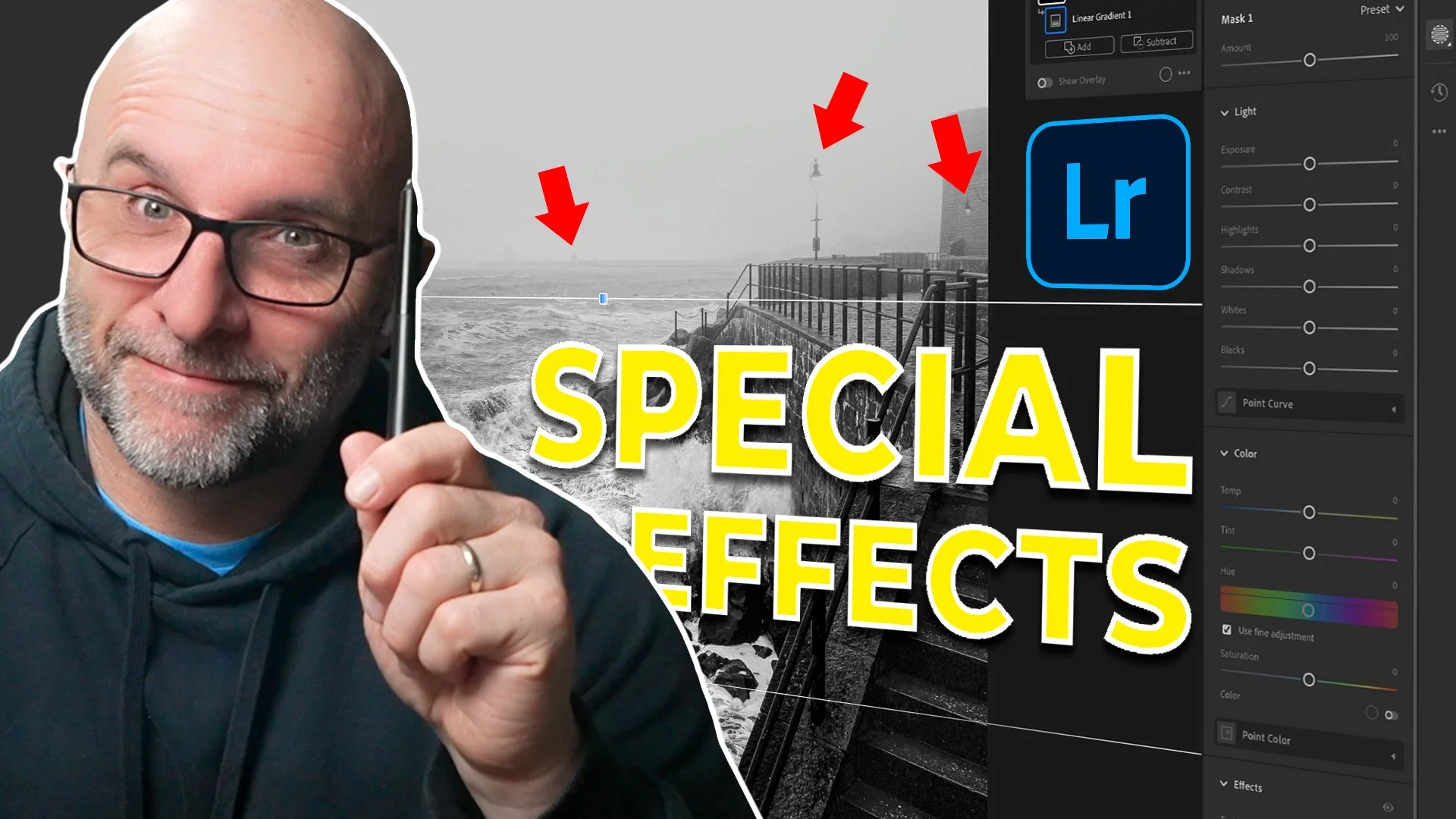 Create Atmospheric SPECIAL EFFECTS in LIGHTROOM ( Fog + Lighting )