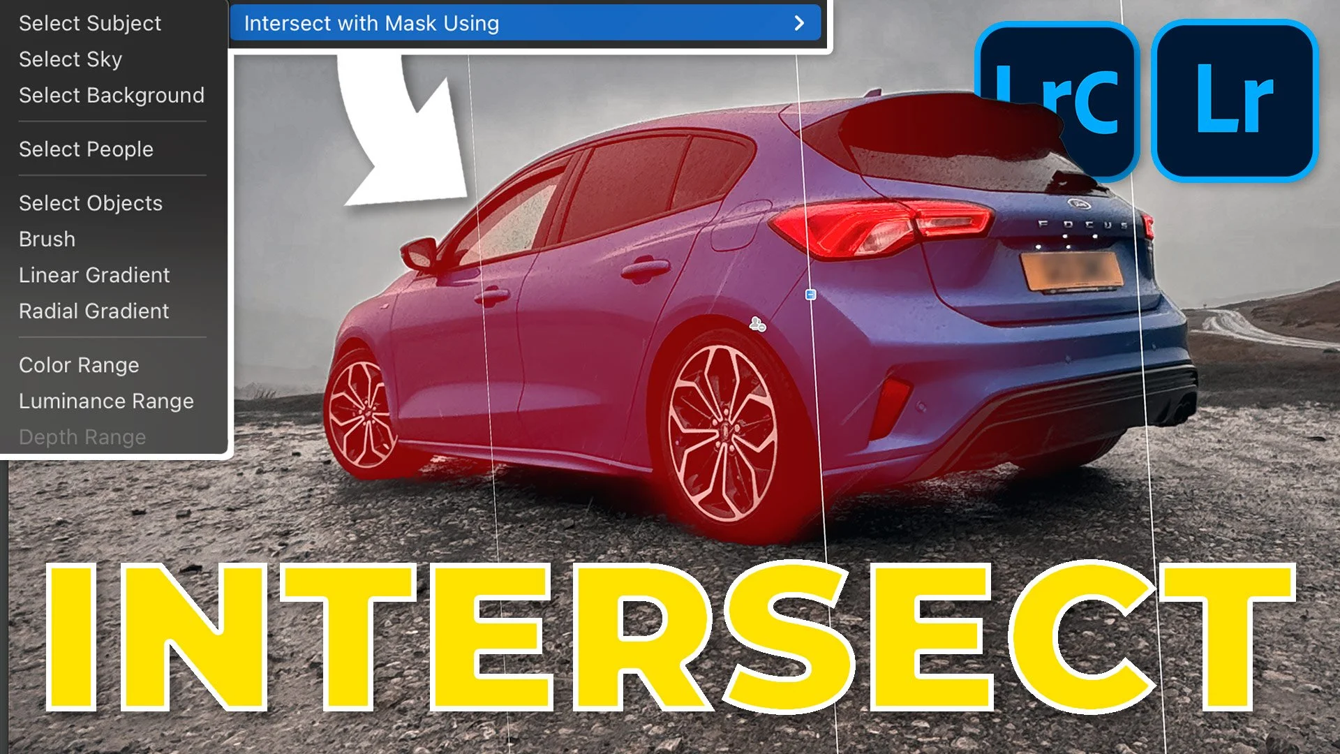 Improved SUBJECT and SKY SELECTIONS with the INTERSECT MASKING TOOL in Lightroom and Camera Raw