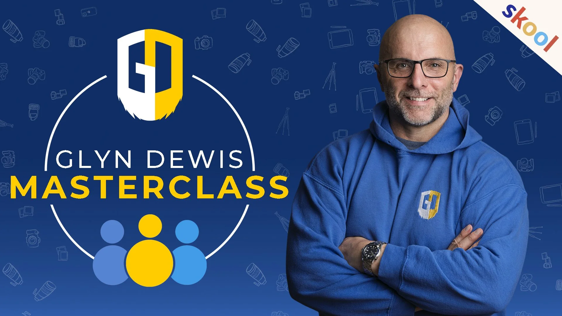 What is Glyn Dewis' Master Community on SKOOL ?