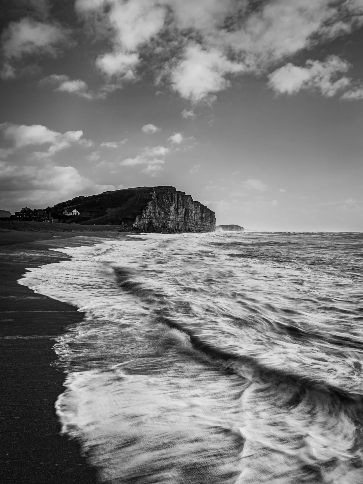 White Horses at West Bay, Dorset captured on my iPhone and edited in Lightroom mobile