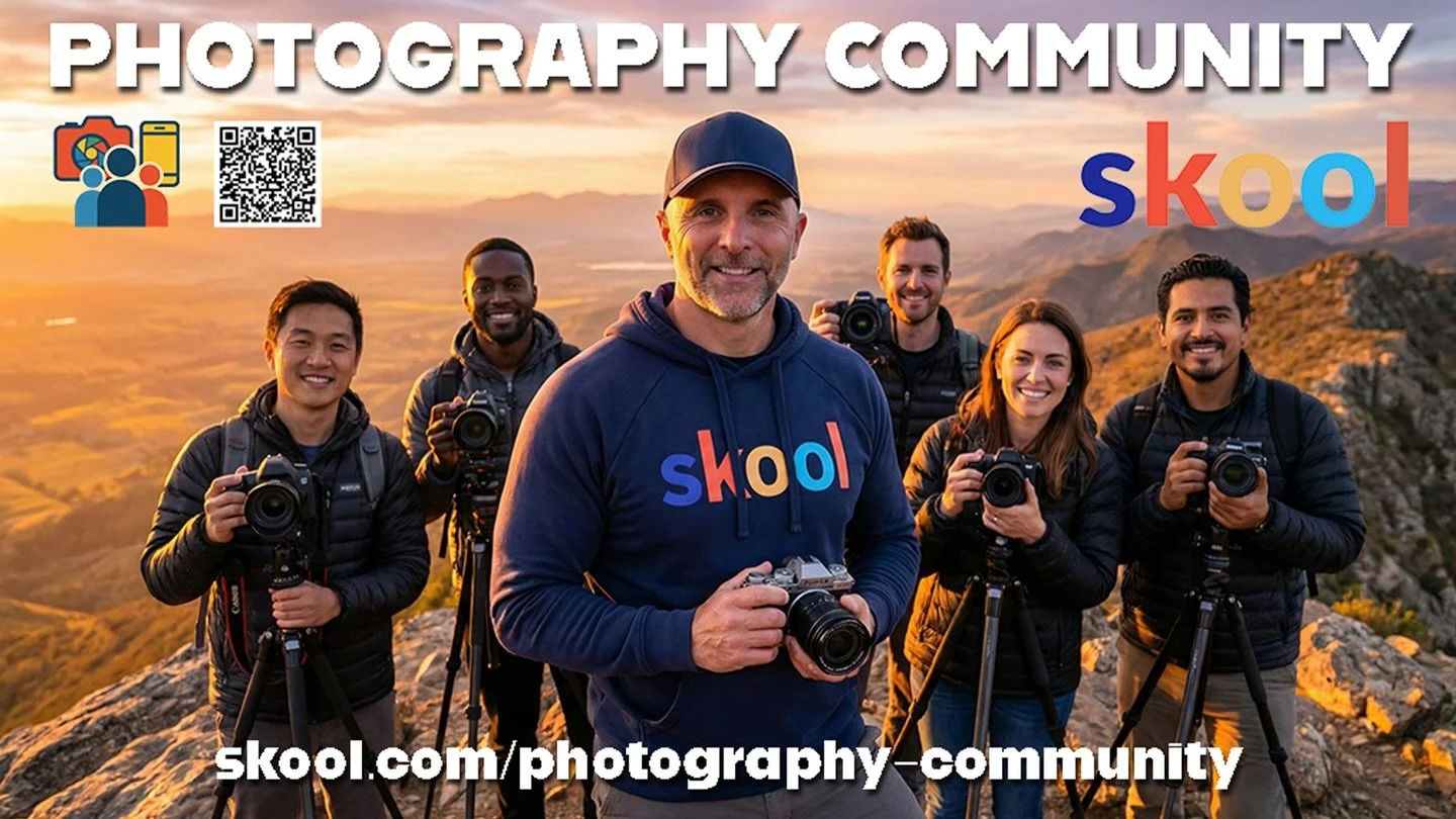Into Photography? Come join us in the Photography Community on SKOOL ; a FREE, Safe Space for like minded people free from algorithms, ads and all the other 💩 associated with social media 😃

🚨Comment &ldquo;COMMUNITY&rdquo;👇🏻 and I&rsquo;ll send