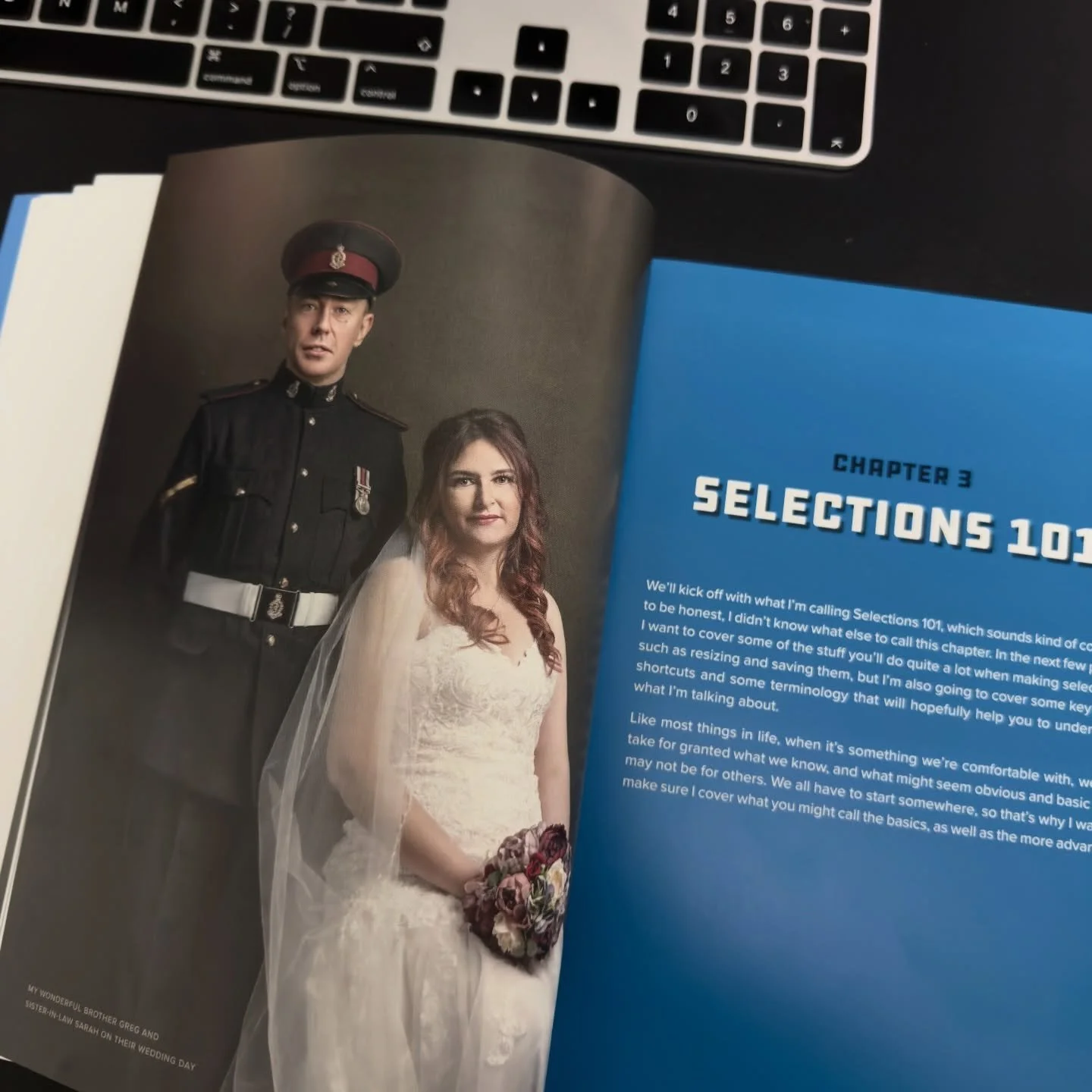 Putting the finishing touches to a Beginners class on Selections in Photoshop and referring to the book I wrote to make sure I didn&rsquo;t forget anything 🤣

This is for the Foundations Photoshop Virtual Summit. 

🚨 Comment &ldquo;FREE PASS&rdquo;