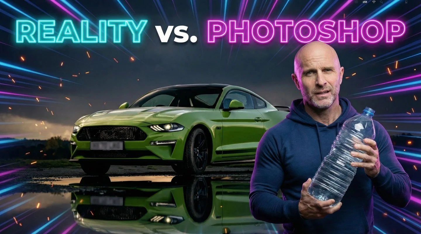 Reality vs Photoshop - Is Faking it Cheating 🤷&zwj;♂️
Comment &ldquo;CHEAT&rdquo; ⬇️ and I&rsquo;ll message you the link to the full video on my YouTube channel ✅

#photoshop