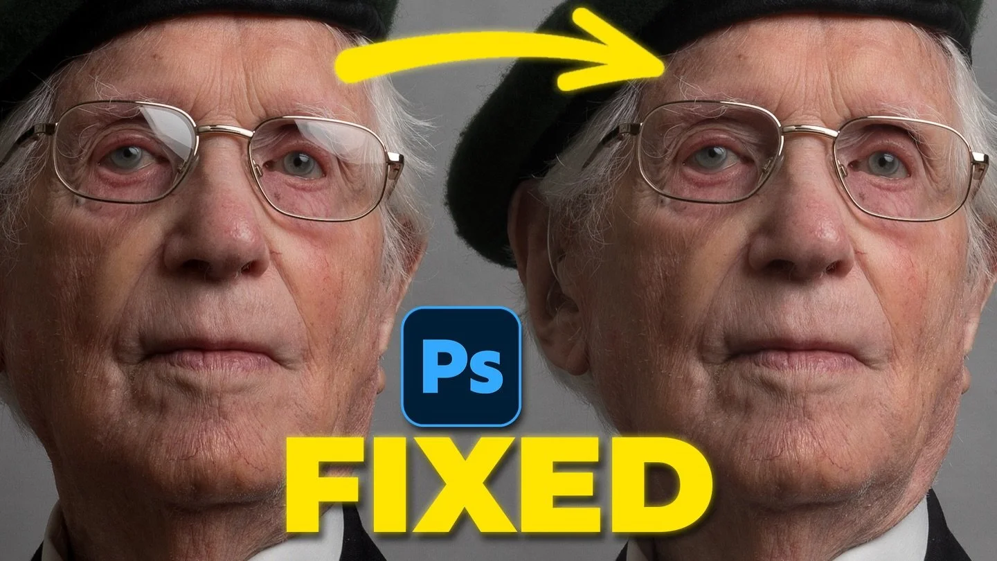Just posted a new video over on my YouTube channel showing how to instantly remove those pesky glasses reflections using Photoshop and the latest Firefly model 😃

🚨Comment &ldquo;YOUTUBE&rdquo; 👇🏻 and I&rsquo;ll message you back with the link ✅