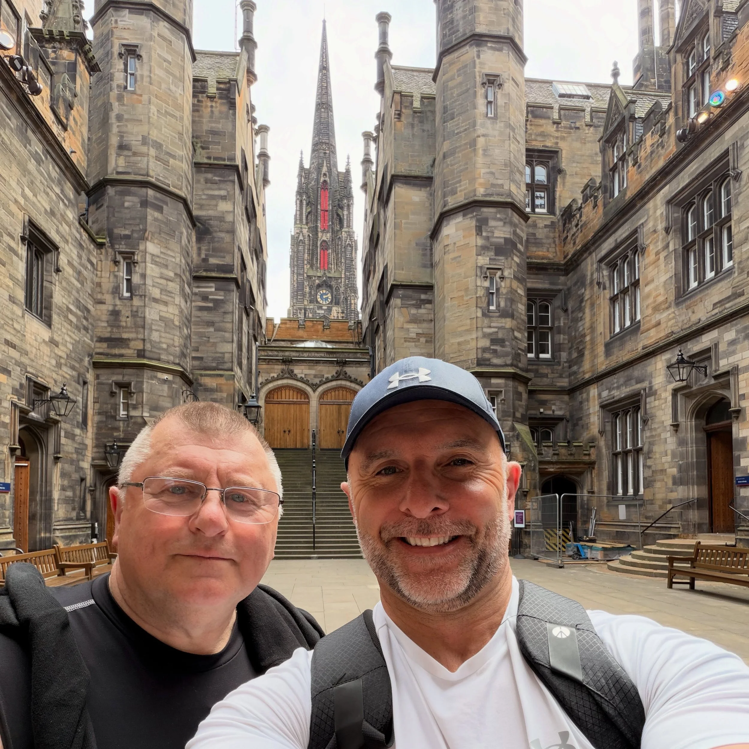 Having a fantastic time in Edinburgh for the @wexphotovideo Roadshow. Now getting some quality time with my mate @eddiecocozza 🏴󠁧󠁢󠁳󠁣󠁴󠁿