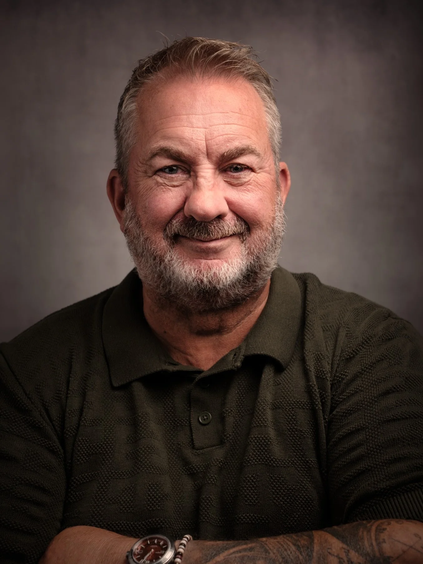 A couple more portraits taken during the @wexphotovideo Summer Roadshow in Norwich with the first being my friend @jerrykeeble 

Real simple set up of the @westcottlighting X-Drop Pro Background and my signature Vintage Grey Backdrop (which always ge