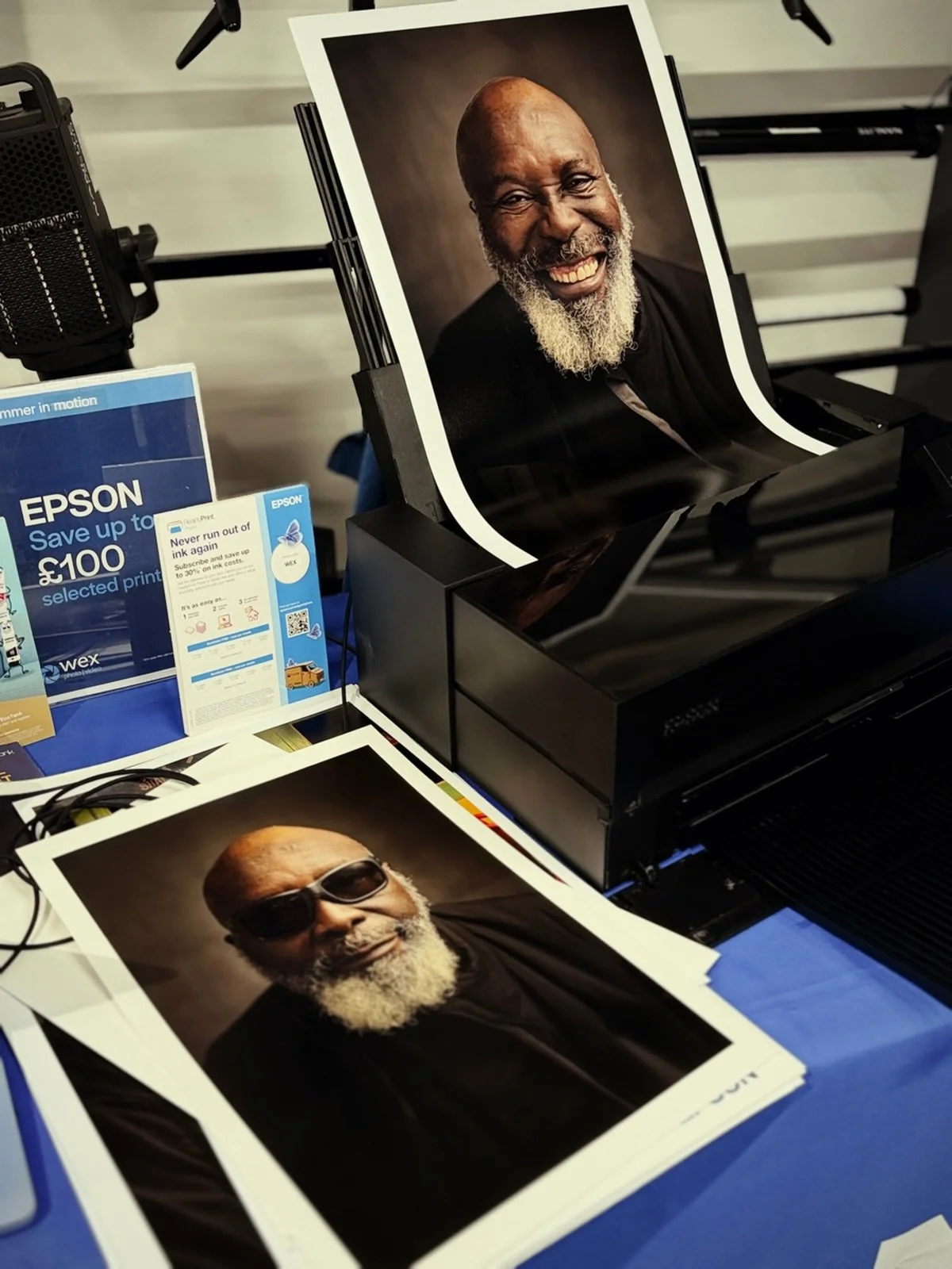 Another fantastic start to the day on the @wexphotovideo summer roadshow; couldn&rsquo;t resist grabbing &hellip; I mean asking this gent to get infront of the camera 😎

@westcottlighting