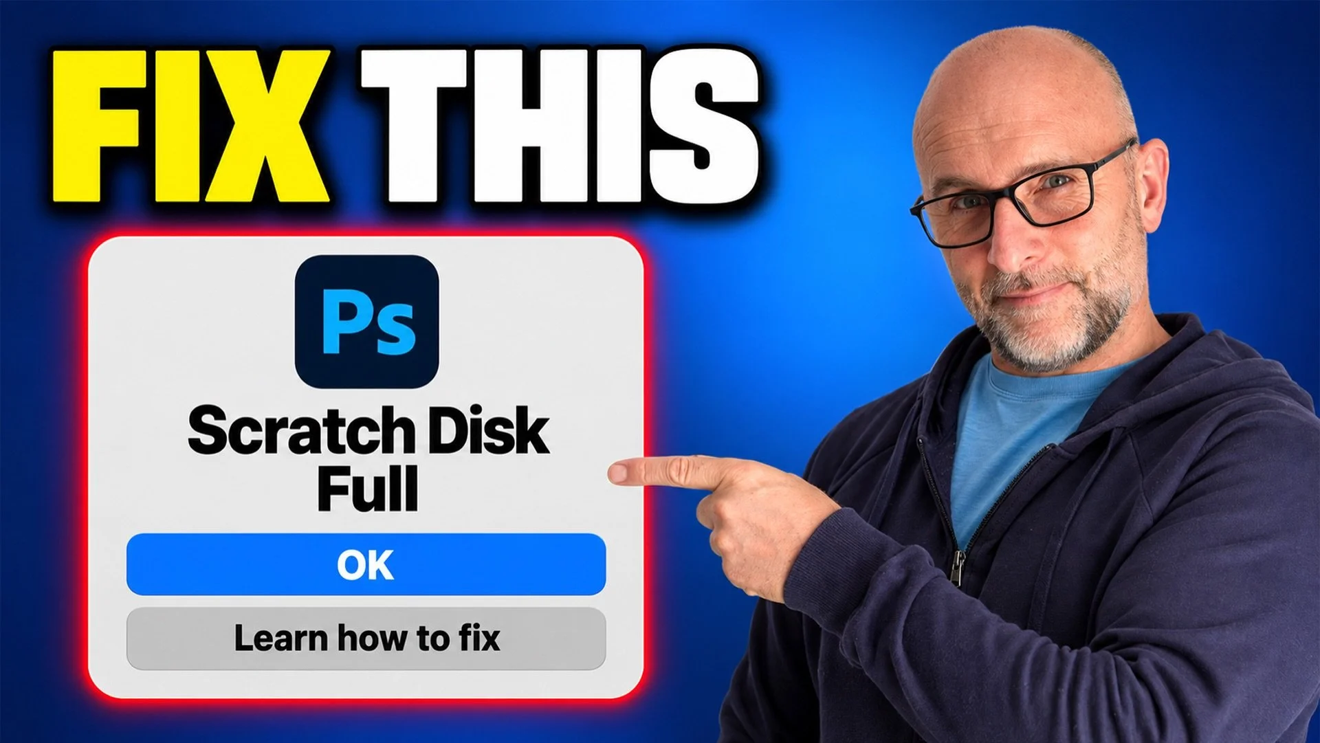 🚨Comment &ldquo;YOUTUBE&rdquo; for the YouTube video link ✅

If you use Photoshop, it&rsquo;s fair to say you will, at some point, experience the &ldquo;Scratch Disk Full&rsquo; warning and worse still, be unable to save your files or even open Phot