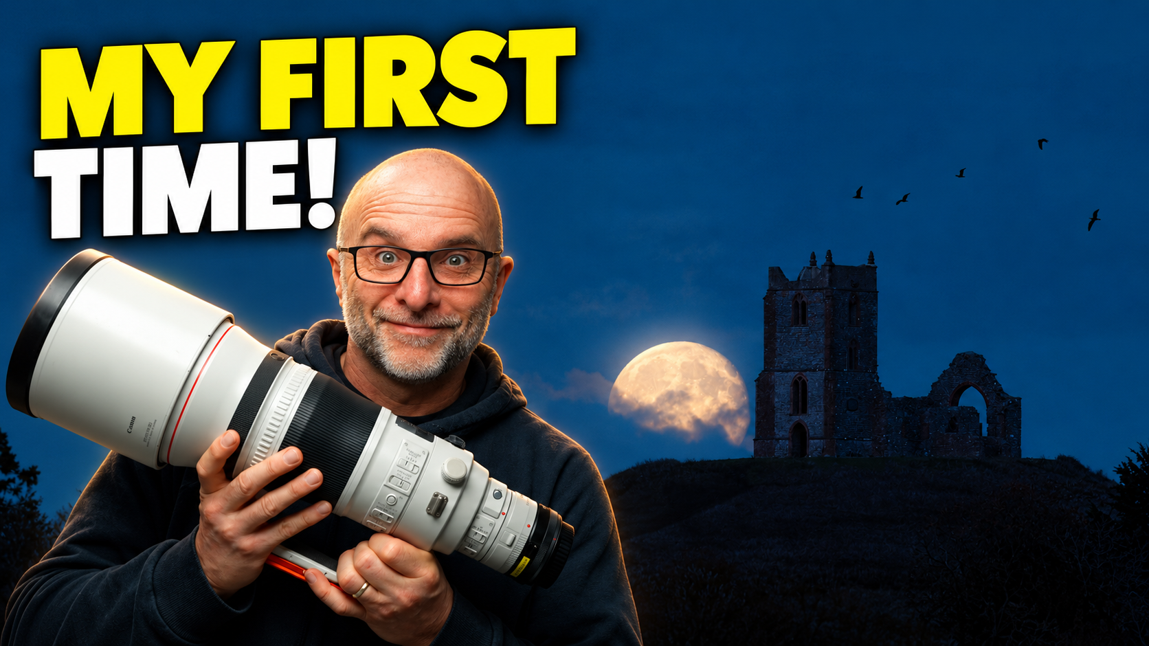 Photographing my First Moonrise