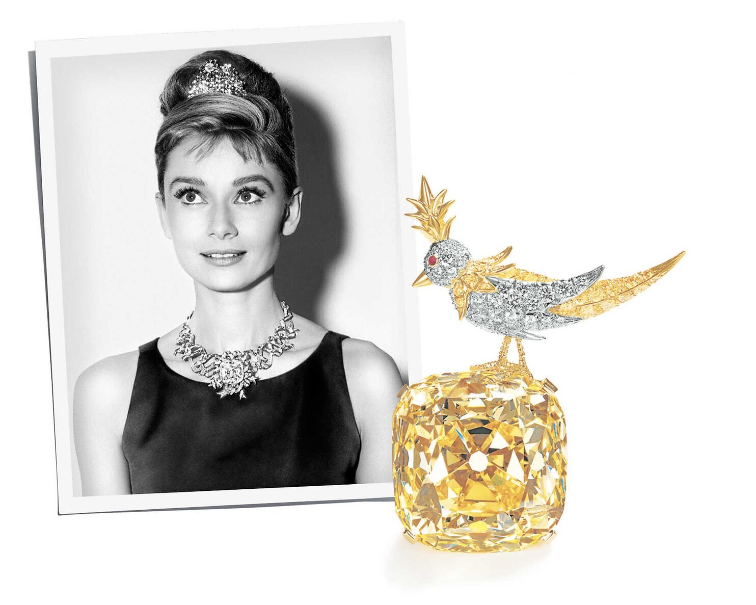 Jean Schlumberger Audrey Hepburn Tiffany Diamond Necklace Audrey