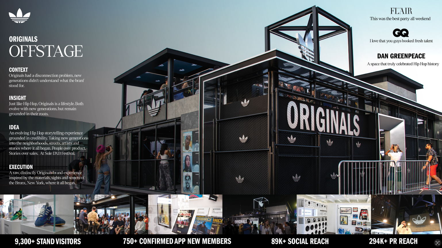 Business Challenge The Originals brand transcends time and culture. Timeless products, reinvented by new generations. From music to fashion, street to skate. But in 2023, the brand was experiencing a fundamental problem globally: a disconnect w