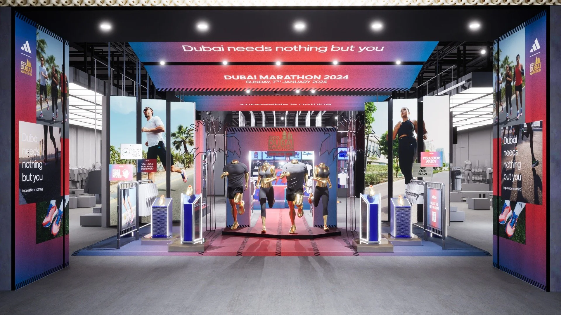   RETAIL EXPERIENCES    Product launches, retail experience, festival pops ups across the GCC. Bringing sportswear categories and lifestyle products to life in immersive, dramatised and engaging ways - driving sell-through, membership and customer en