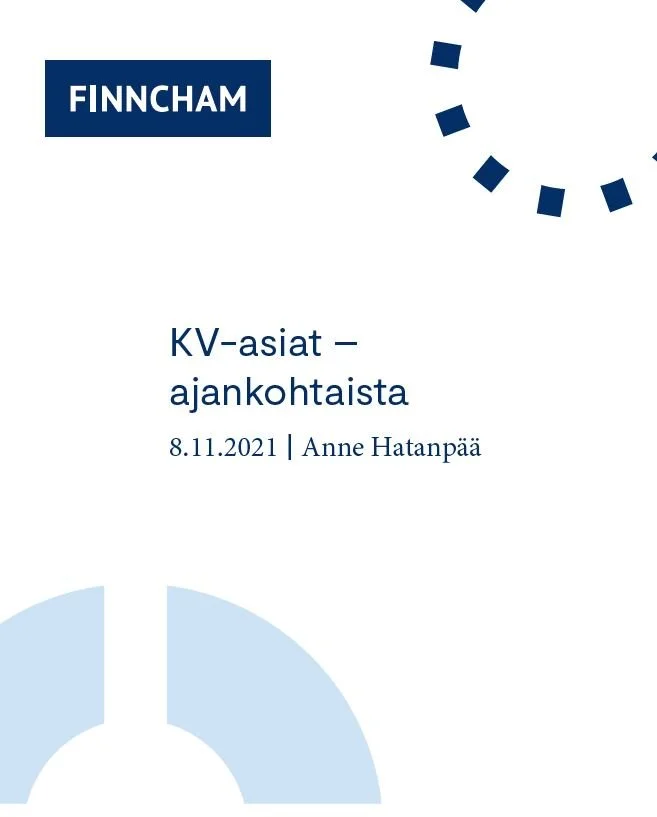 Keskuskauppakamari: KV-asiat ajankohtaista -raportti 3/2021