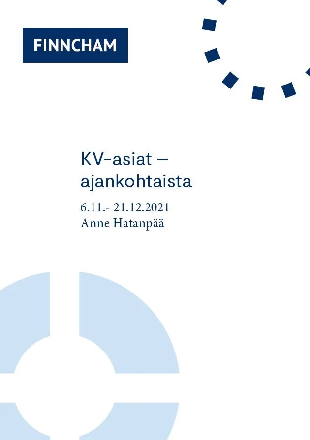 Keskuskauppakamari: KV-asiat ajankohtaista -raportti 4/2021