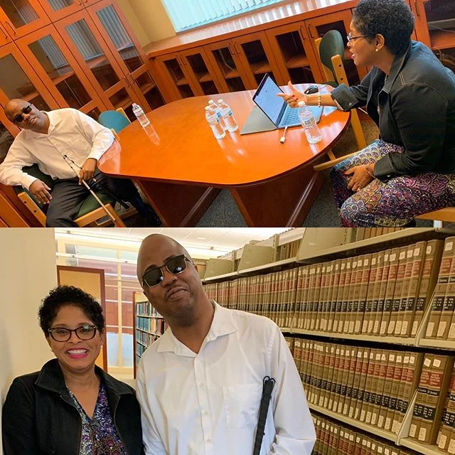 You rarely run across people in life that make a lasting impression. I had the privilege of meeting one such person yesterday. I volunteered at the law school to assist a blind student who has not only graduated law school, but is  now prepping for t