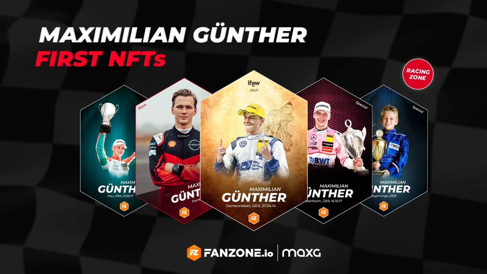 Nissan Formel E Rennfahrer Maximilian Günther unterstützt IFAW mit NFTs auf FANZONE.io