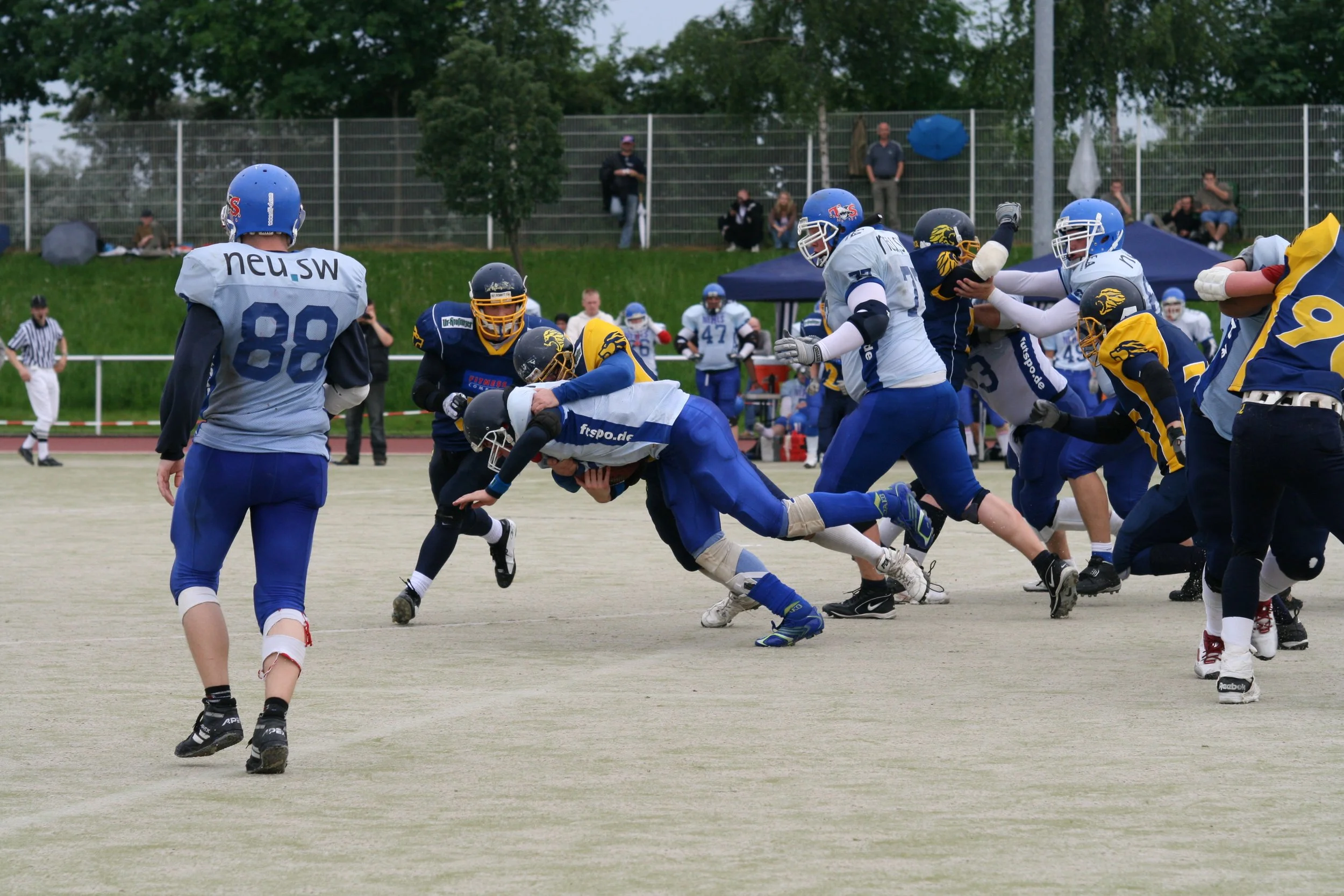 Spiel 3: Lions vom Gegner überrannt