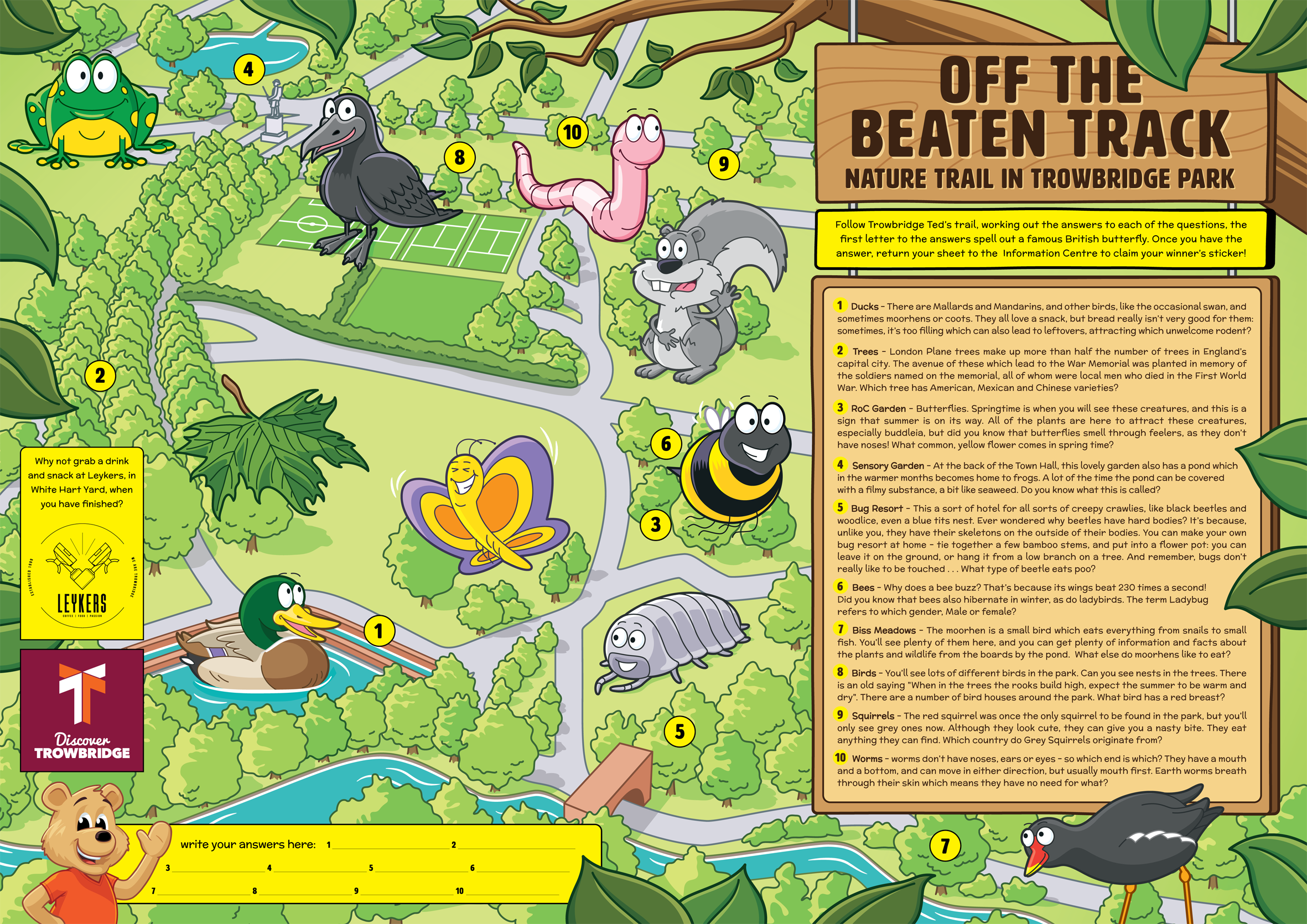 Nature Trail map children