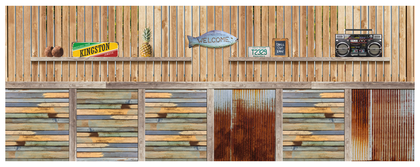 marquee design inside wall