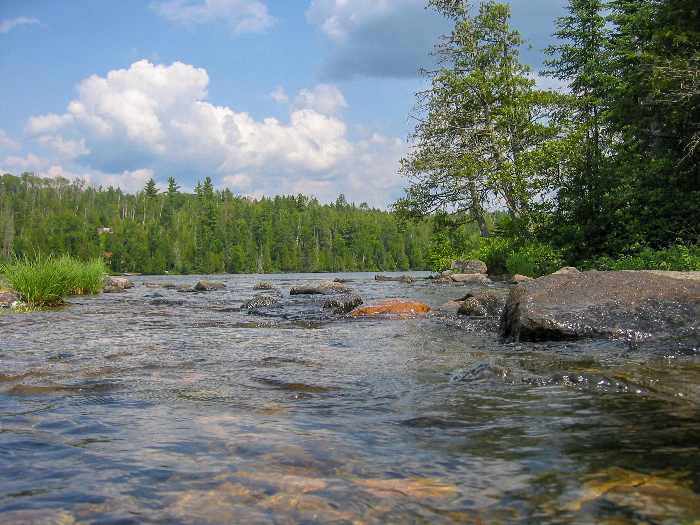 Boundary Waters flowing into non Boundary Waters area