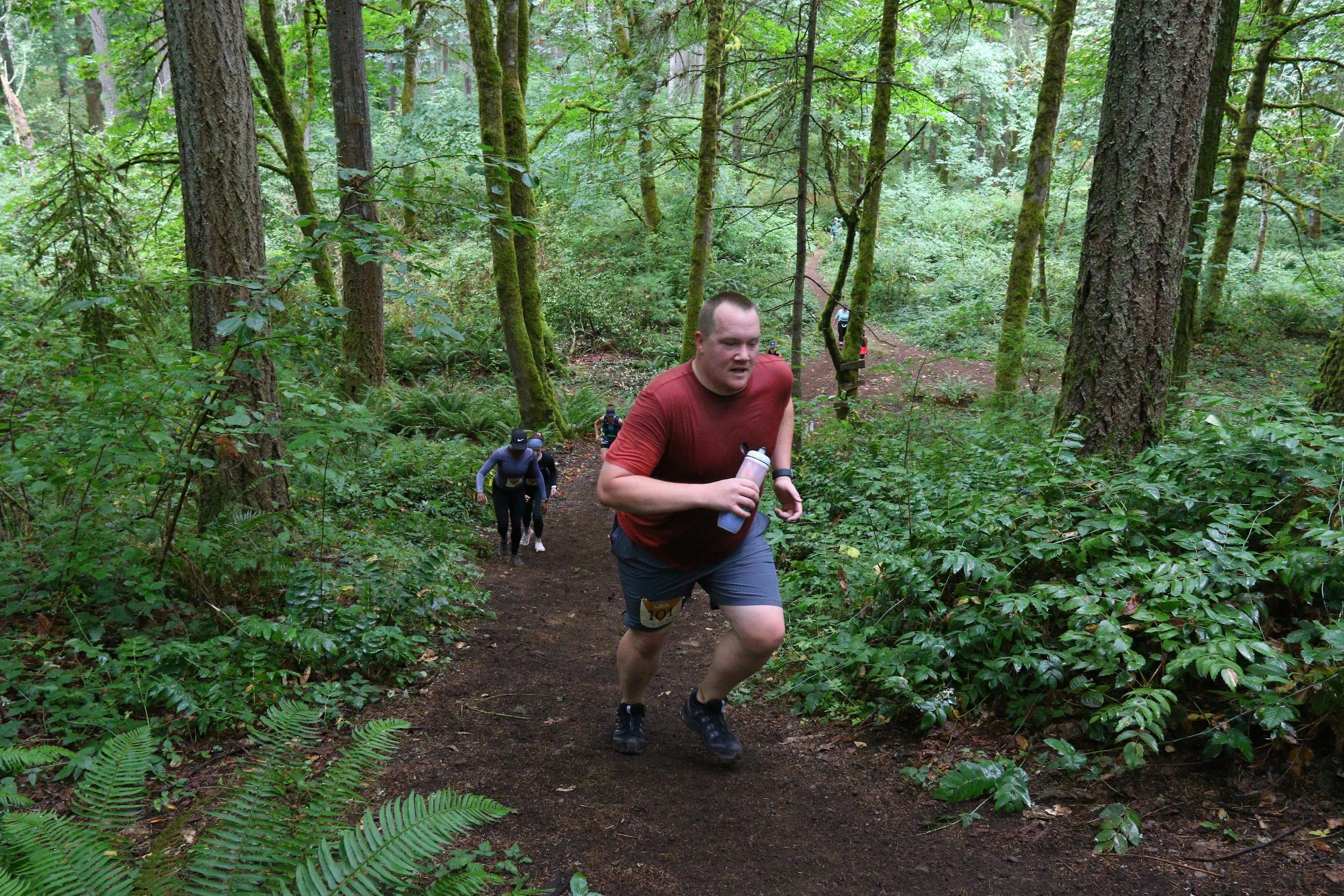 Little Backyard Adventure trail race” Olympia, WA