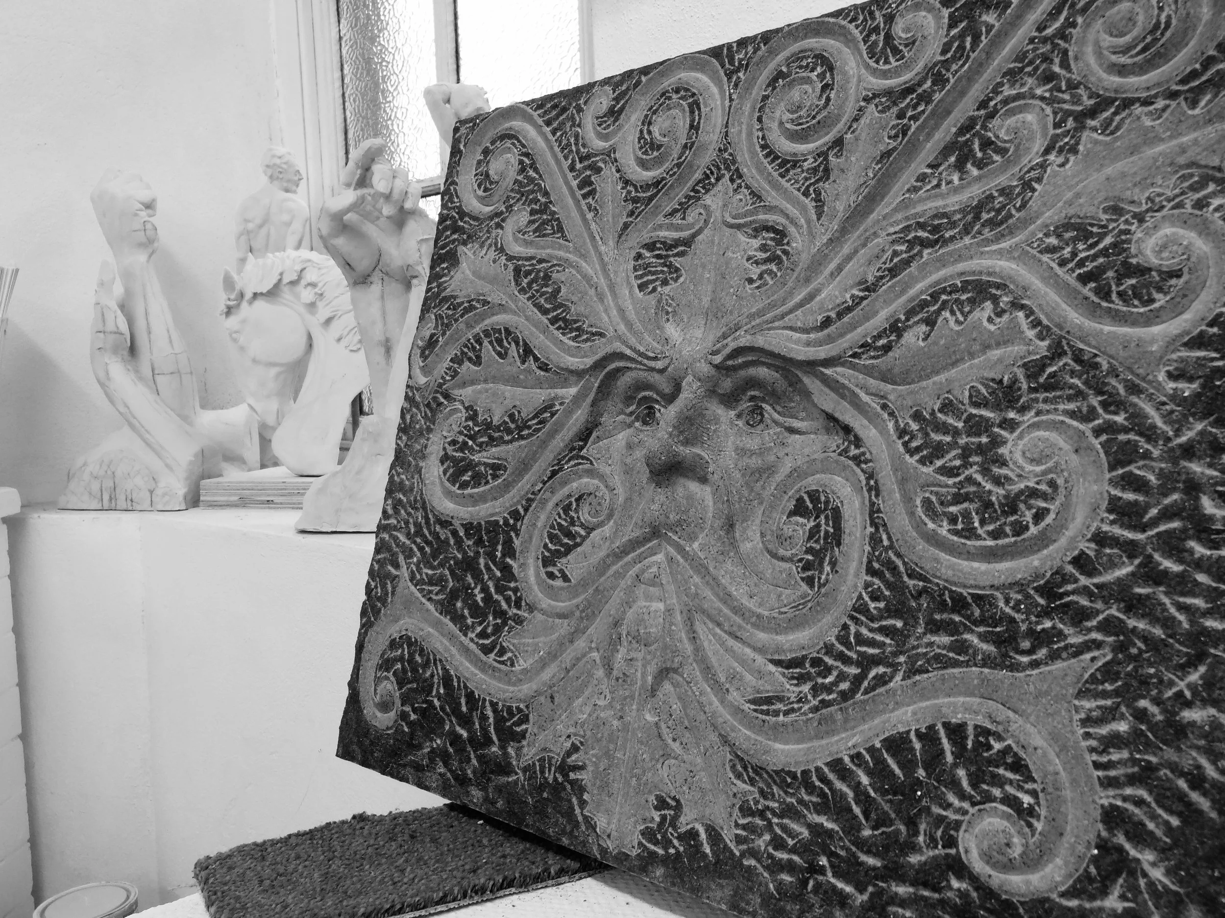 Green man in Killkenny stone