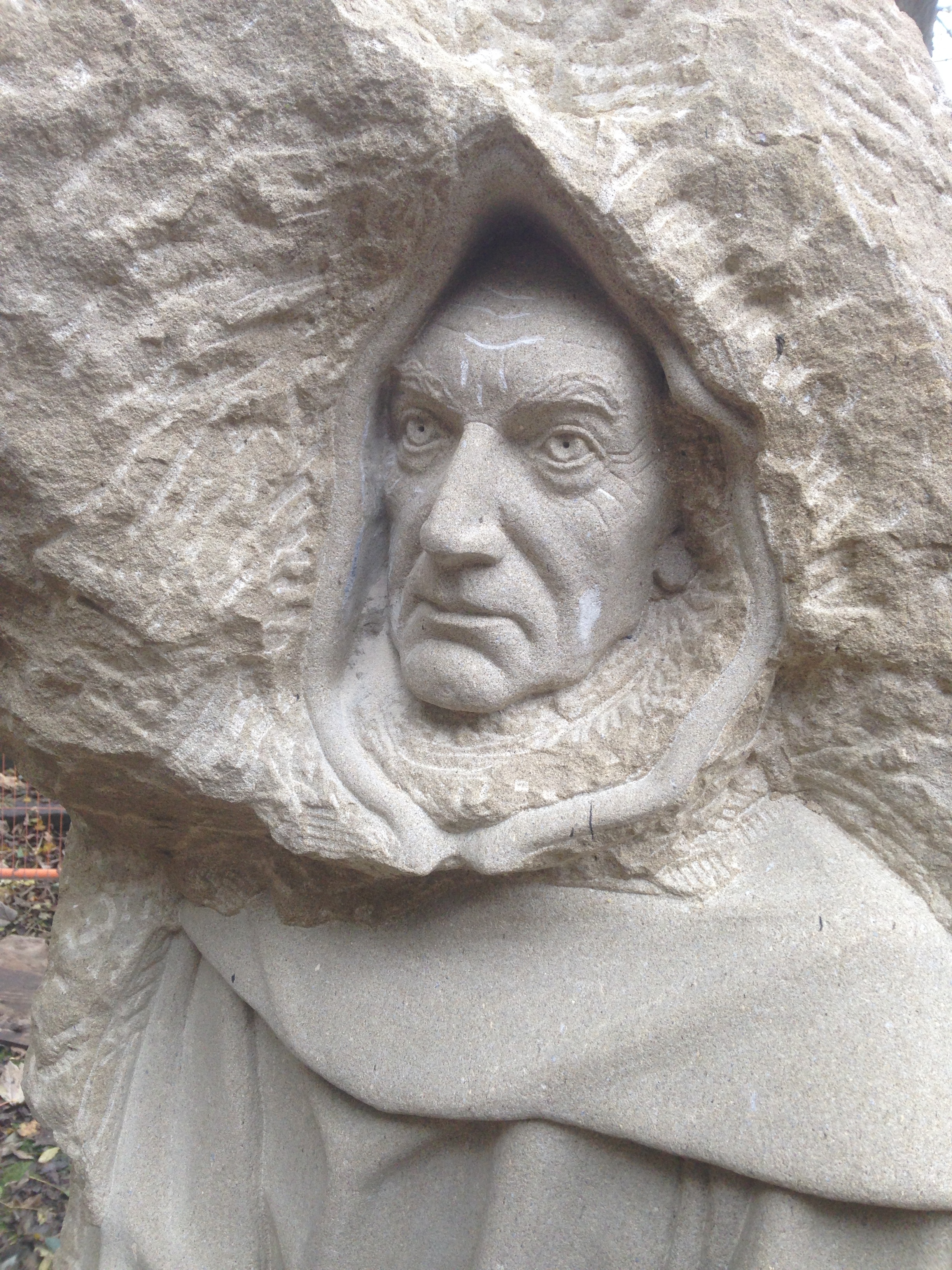 Monk in York stone