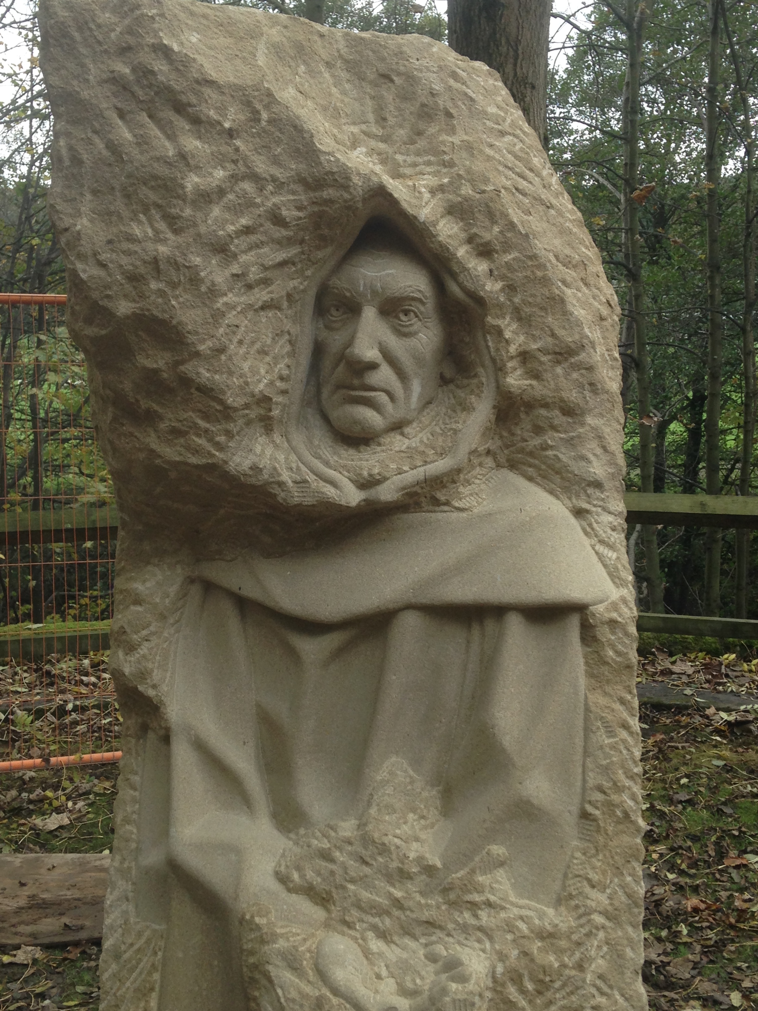 Monk in York stone