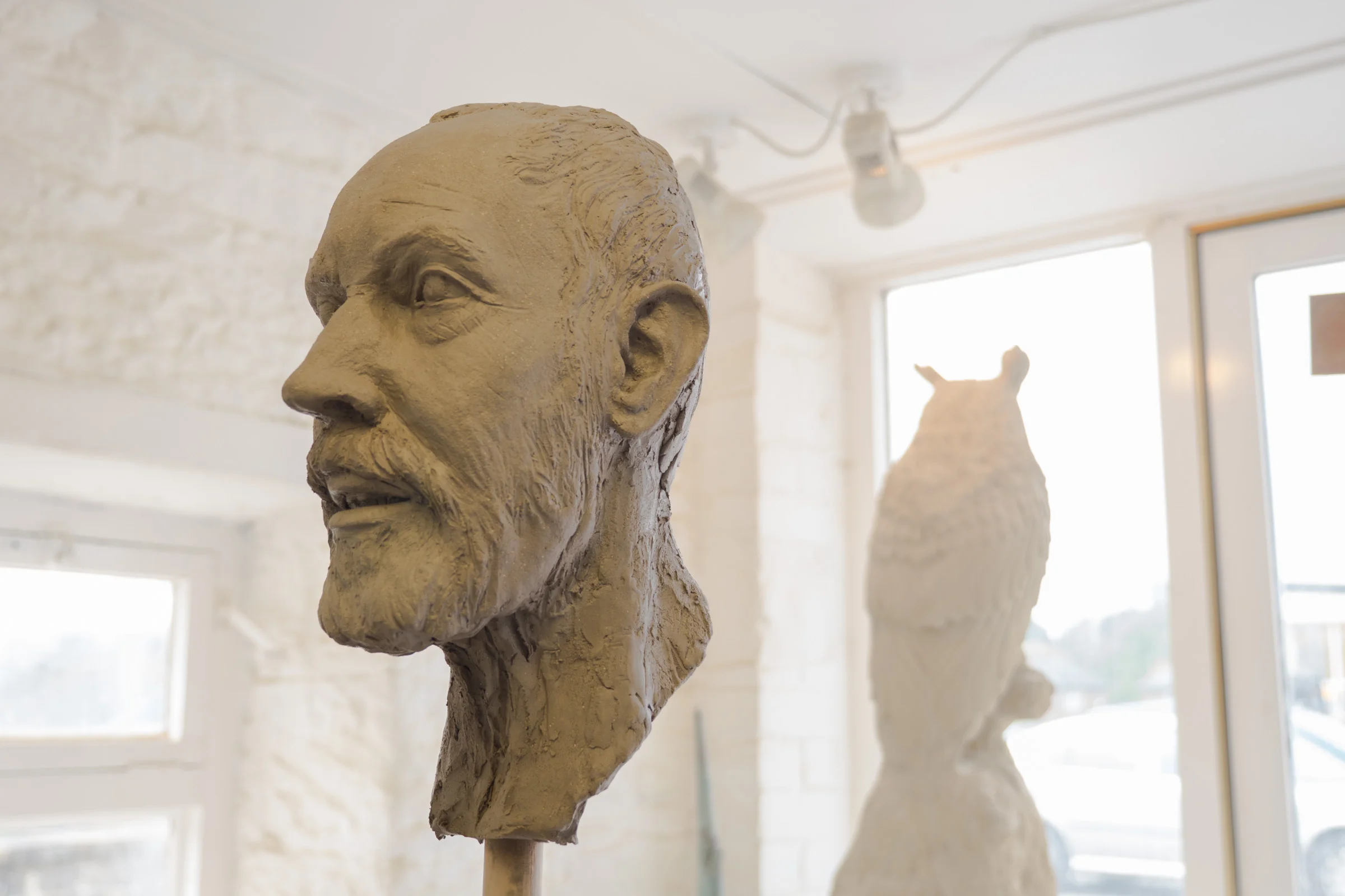 Clay Head of the miner - photo by Paul harris