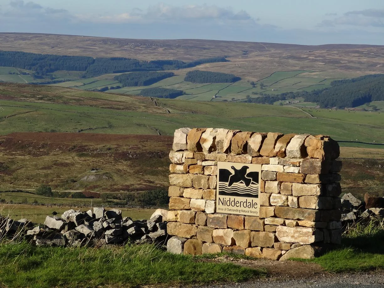 Nidderdale AONB boundary marker