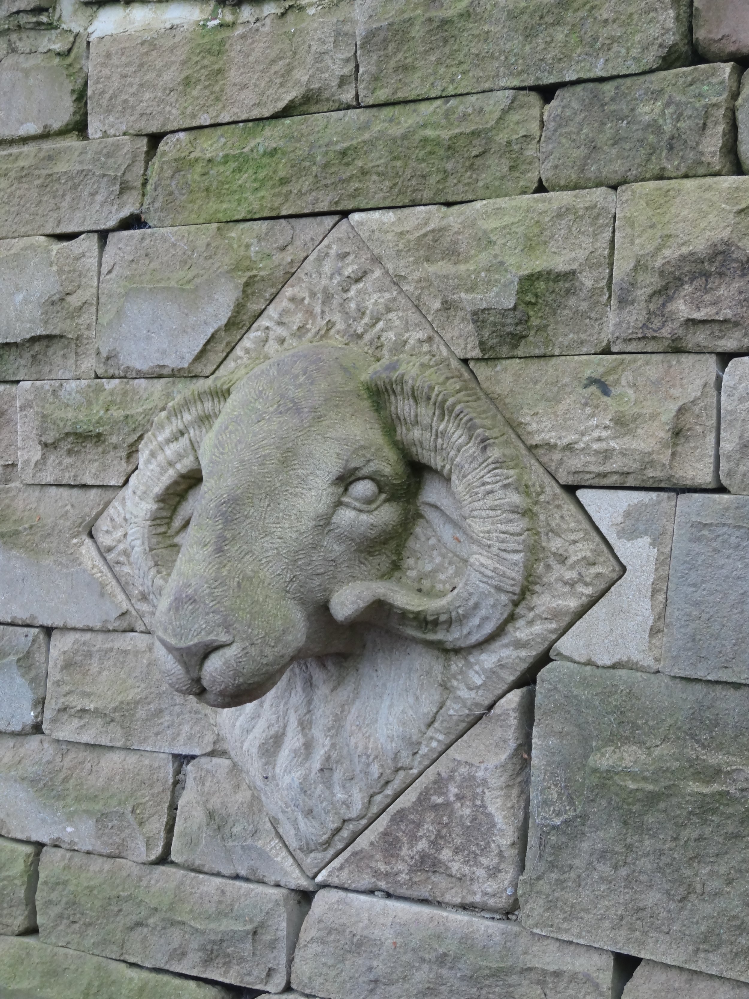Ram carved for fountains Abbey