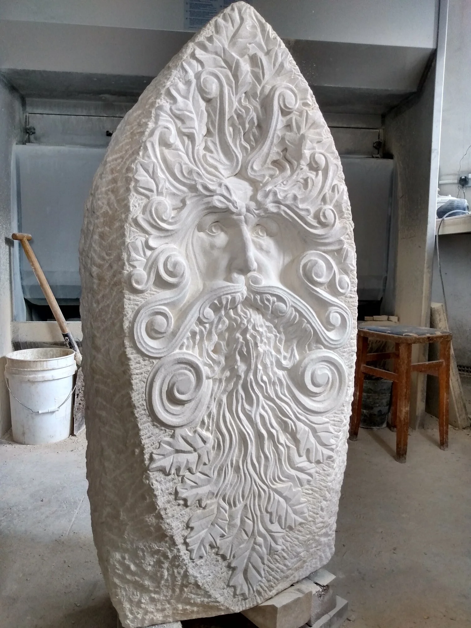 Green Man Monolith