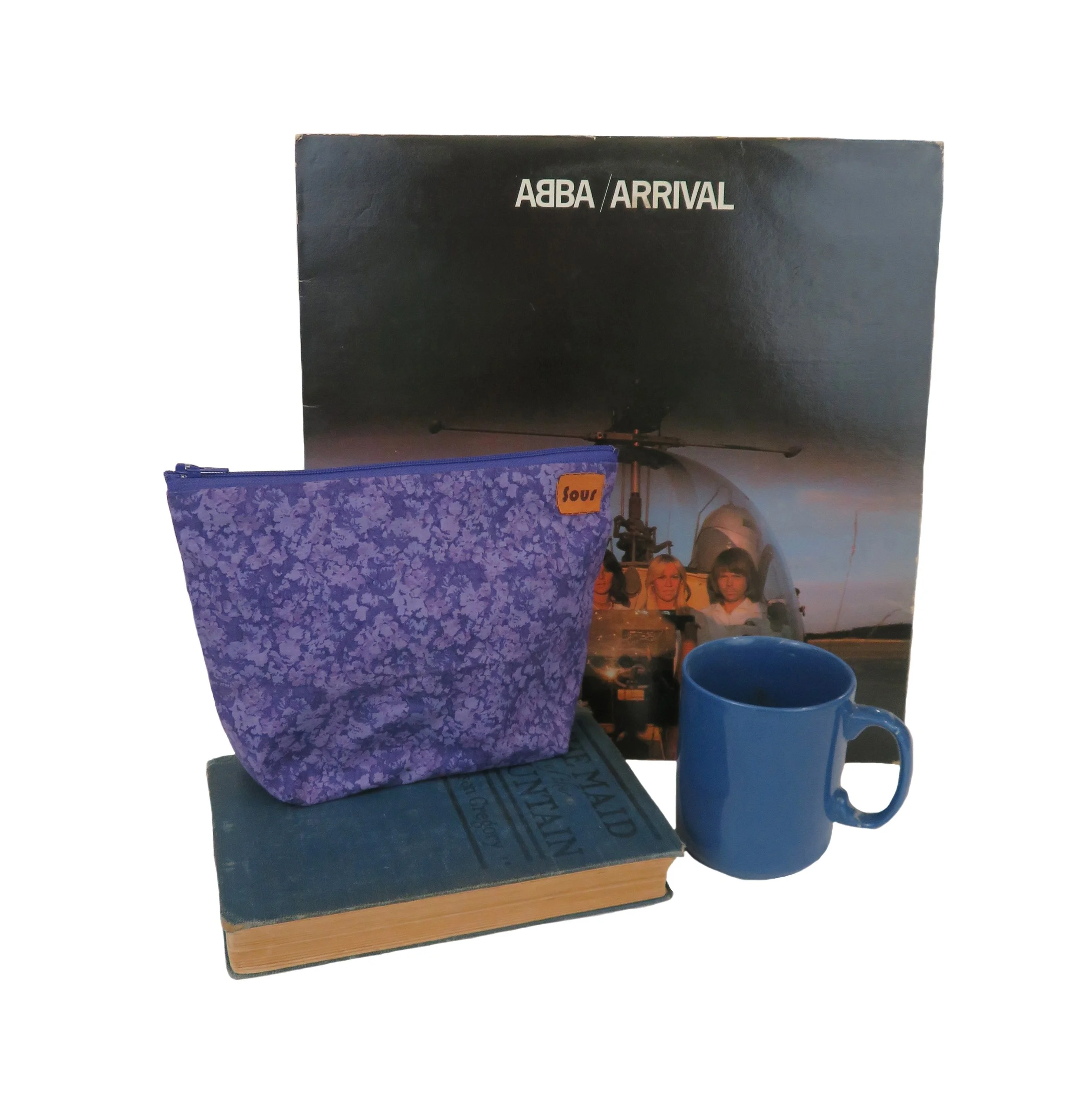 All Tied Up On The Inside// Very Purple Zipper Pouch