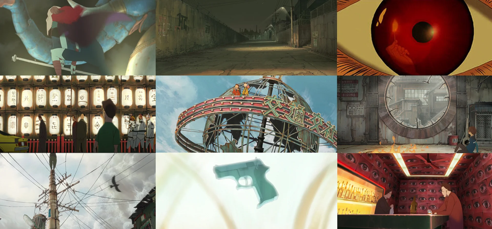Screen grabs from “Tekkonkinkreeet” the film. By Michael Arias .