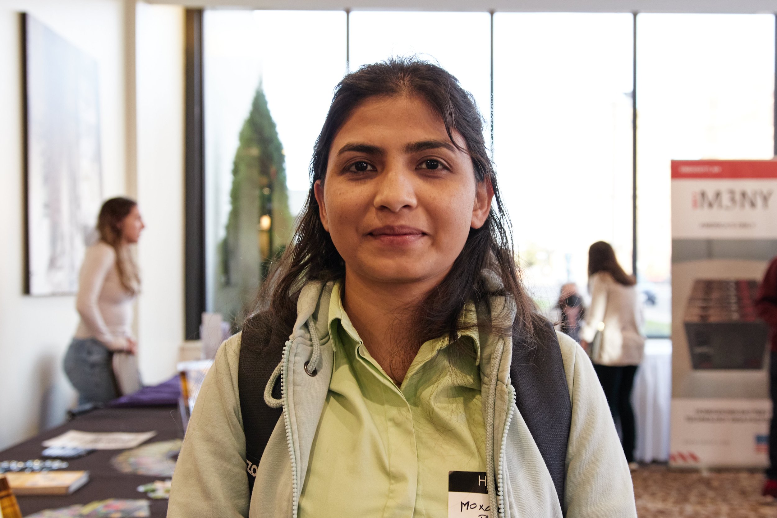    “I am looking for an electrical engineering job, so that’s why I came to the green energy career fair. Right now, my dream job is [becoming an] electrical engineer or systems engineer or a technical support engineer.”     - Moxanki, Graduate Stude