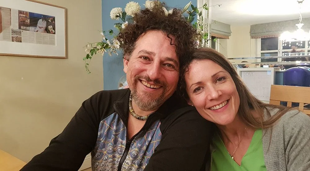 Helena with David Wolfe 