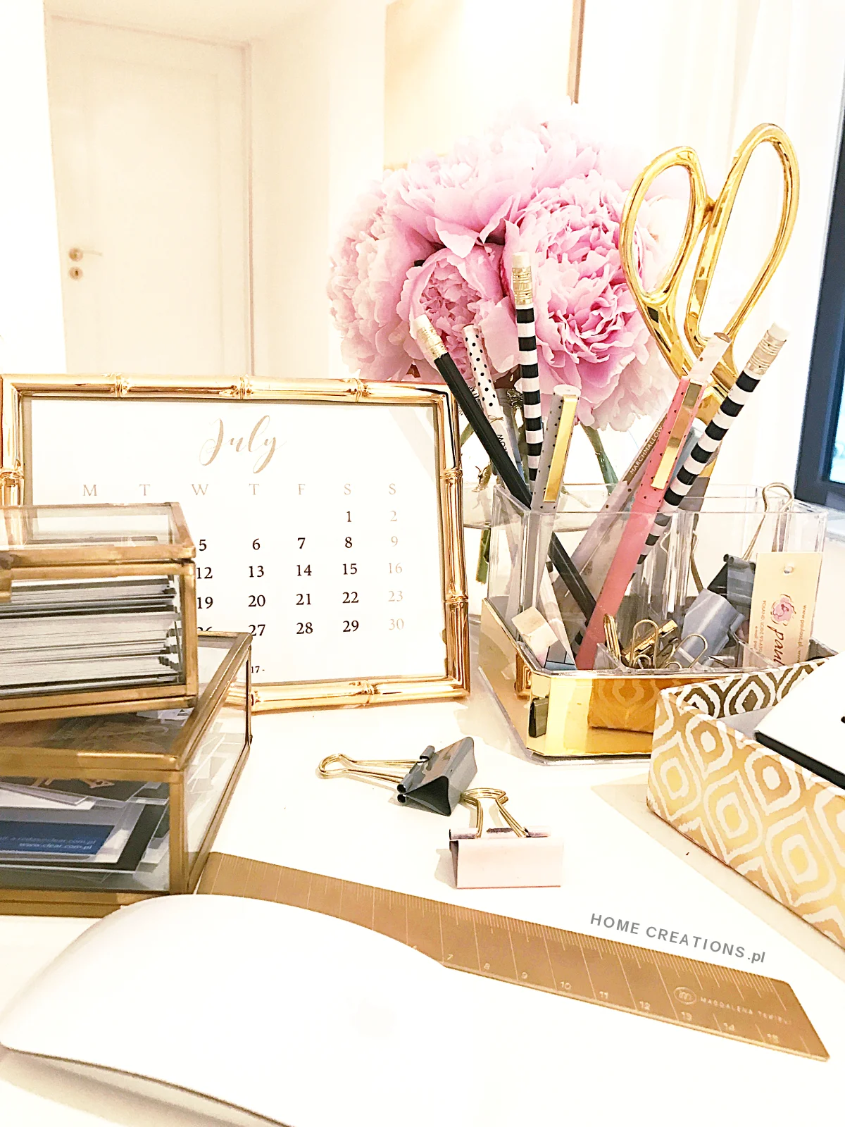 DIY | BIURKOWY KALENDARZ na Sierpień i Wrzesień