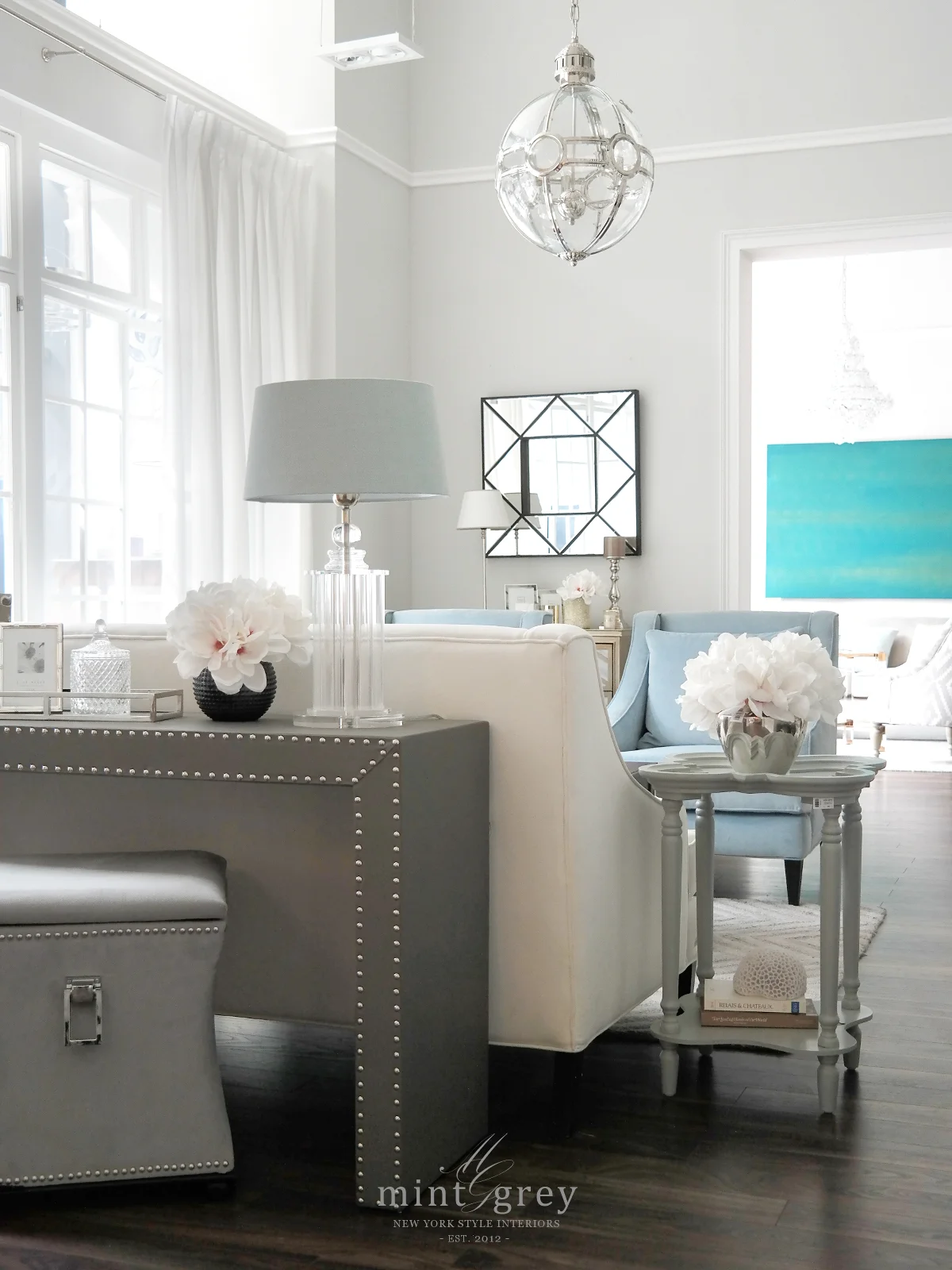 Salon Mint Grey