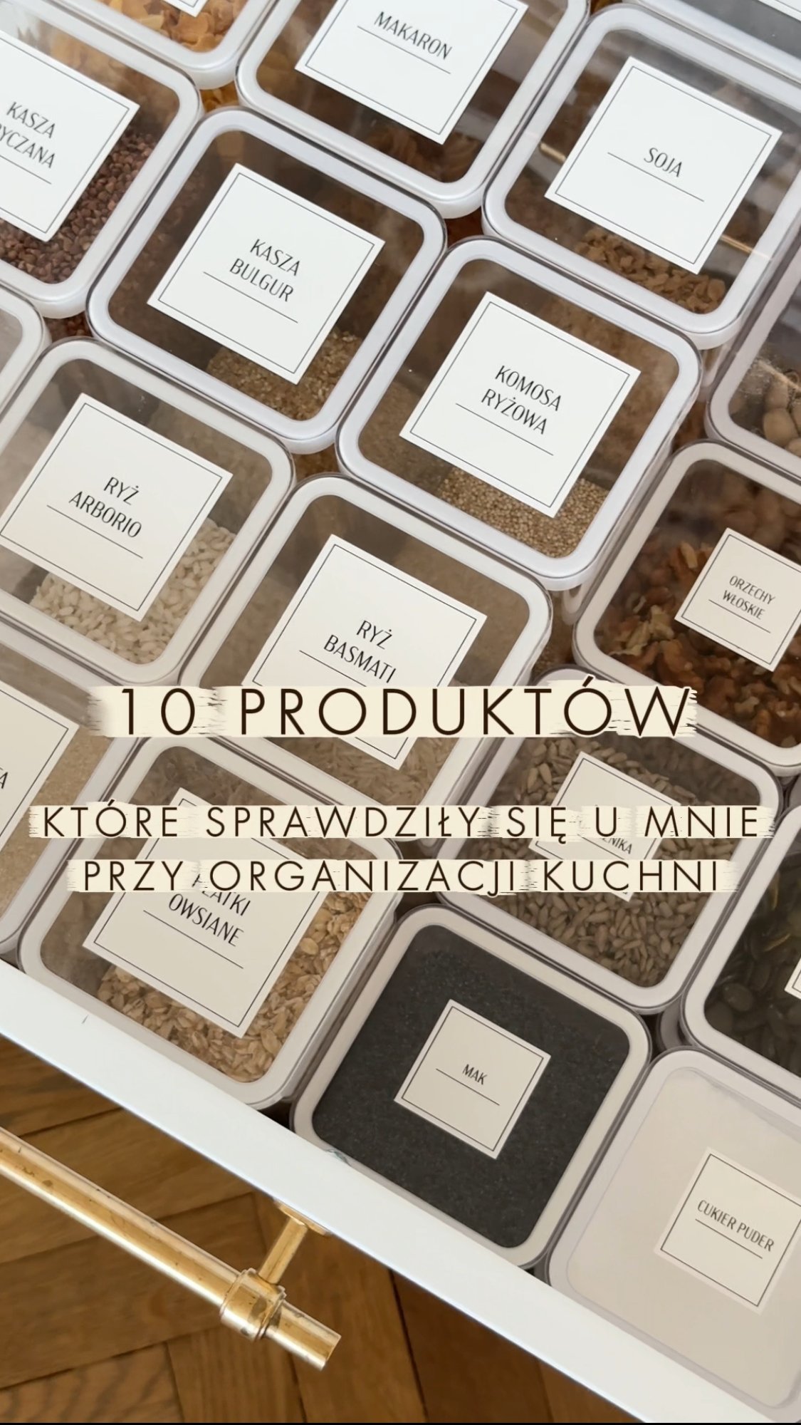 ORGANIZACJA KUCHNI | Przydatne produkty