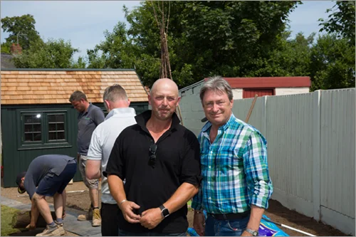 Mark Hart with Alan Titchmarsh ITV